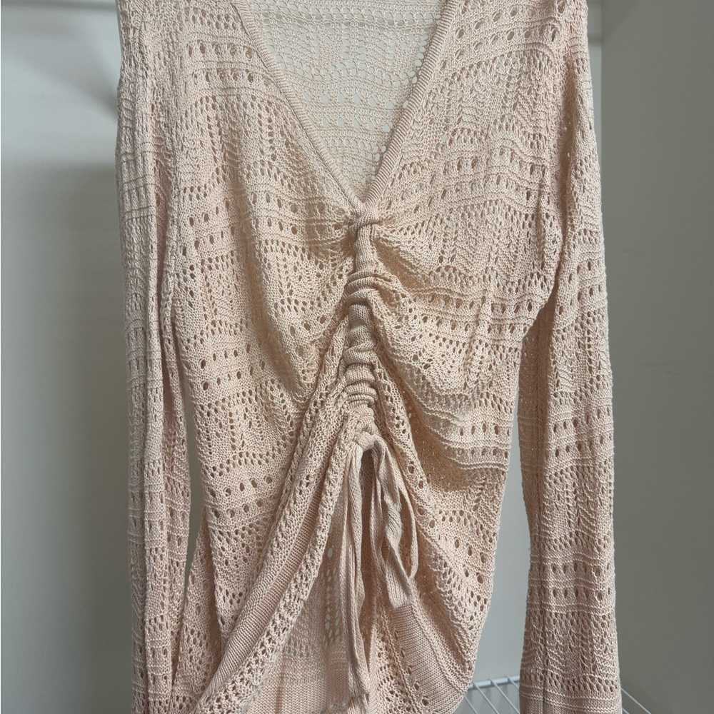 Chic Crochet Knit Top